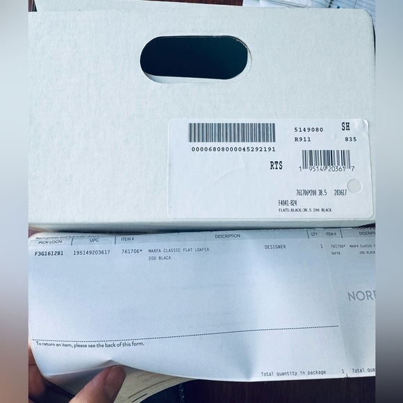 Final Price Khaite Marfa Black Leather Slip on Loafer Flat Shoes Eu 38.5 US 8.5 - Picture 16 of 17